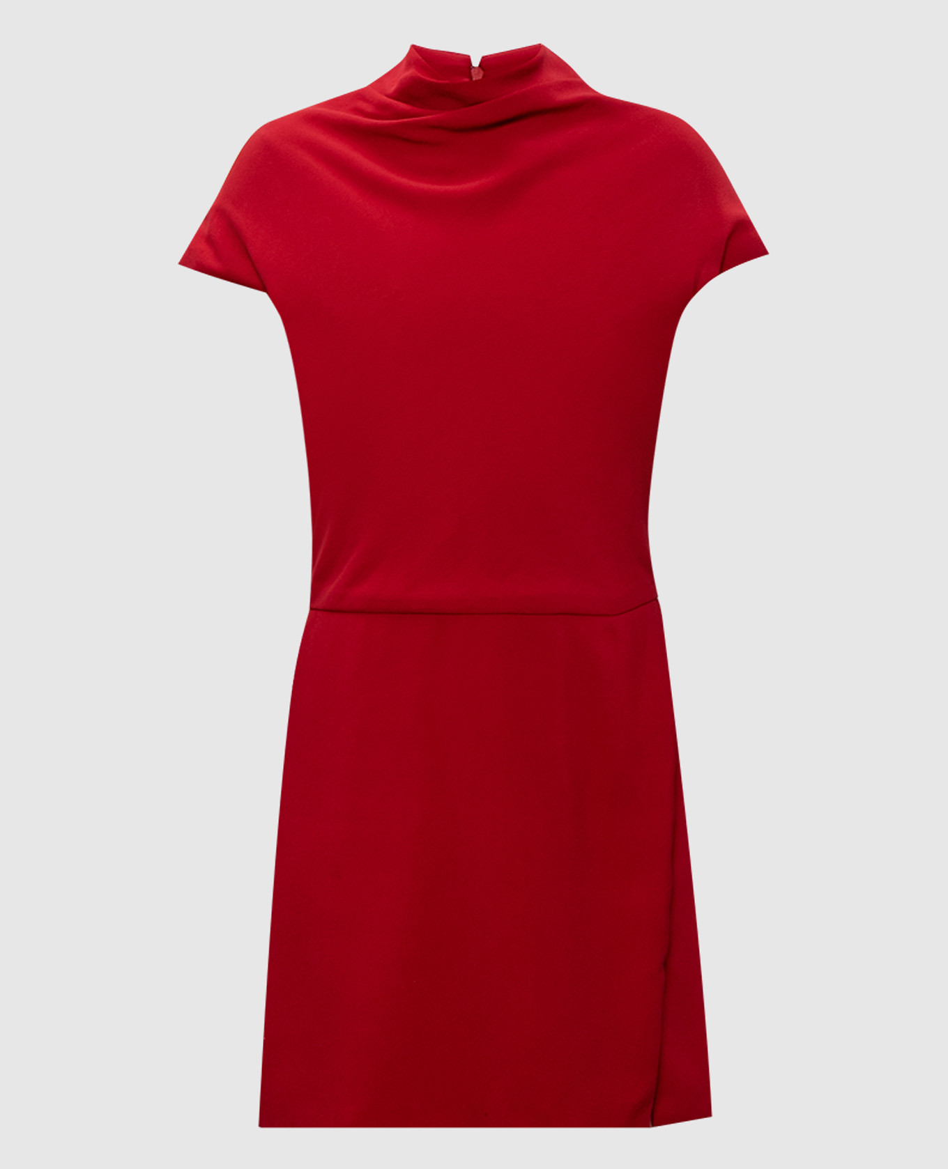 

Red mini dress with slit Versace
