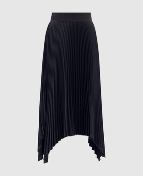 JOSEPH Ade gray pleated skirt JF009438