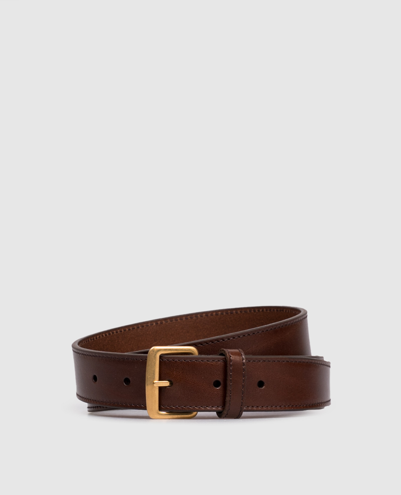 

Brown leather belt Saint Laurent