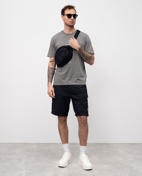 C.P. Company Grey T-shirt with logo print MTS308A005431G
