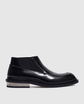 Jil Sander Black leather low chelsea boots J15WR0020P7032
