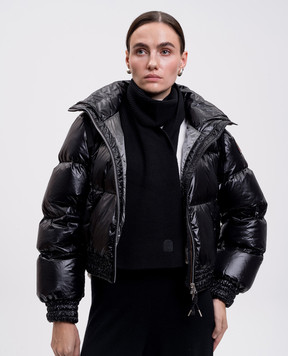 Parajumpers Black merino wool scarf 25WPASCSC12