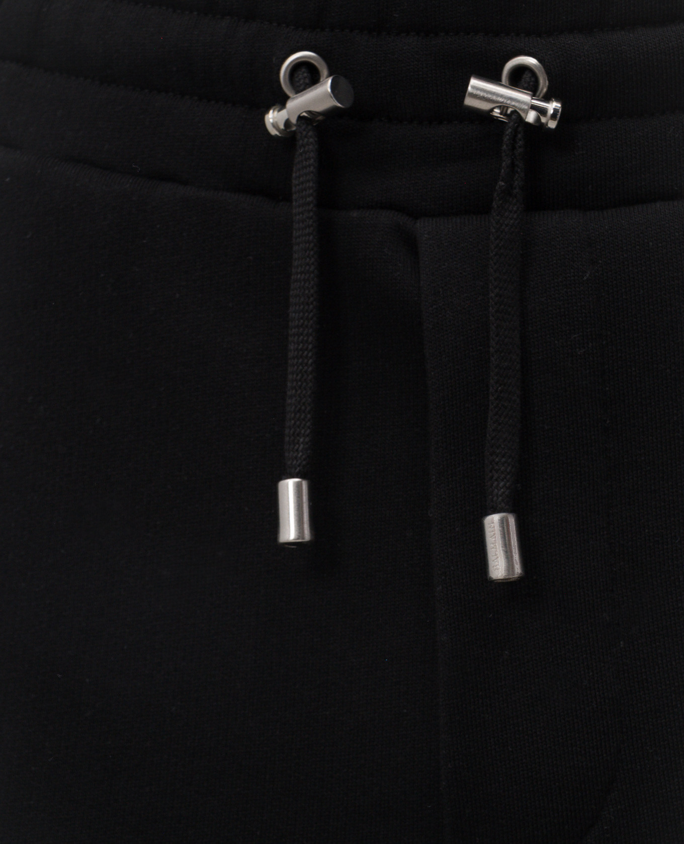 Black joggers with logo print Balmain 5