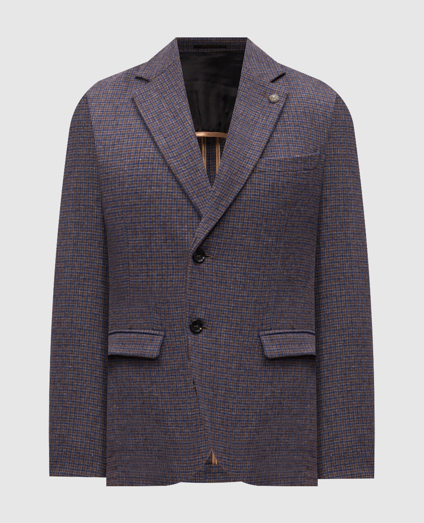 Checked wool jacket Officina 36