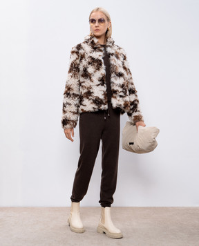 Simonetta Ravizza PARIS sheepskin coat in a pattern F04JA266H26