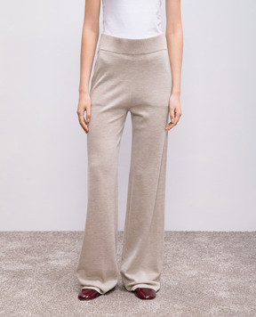 Max Mara Beige flared pants WILMA