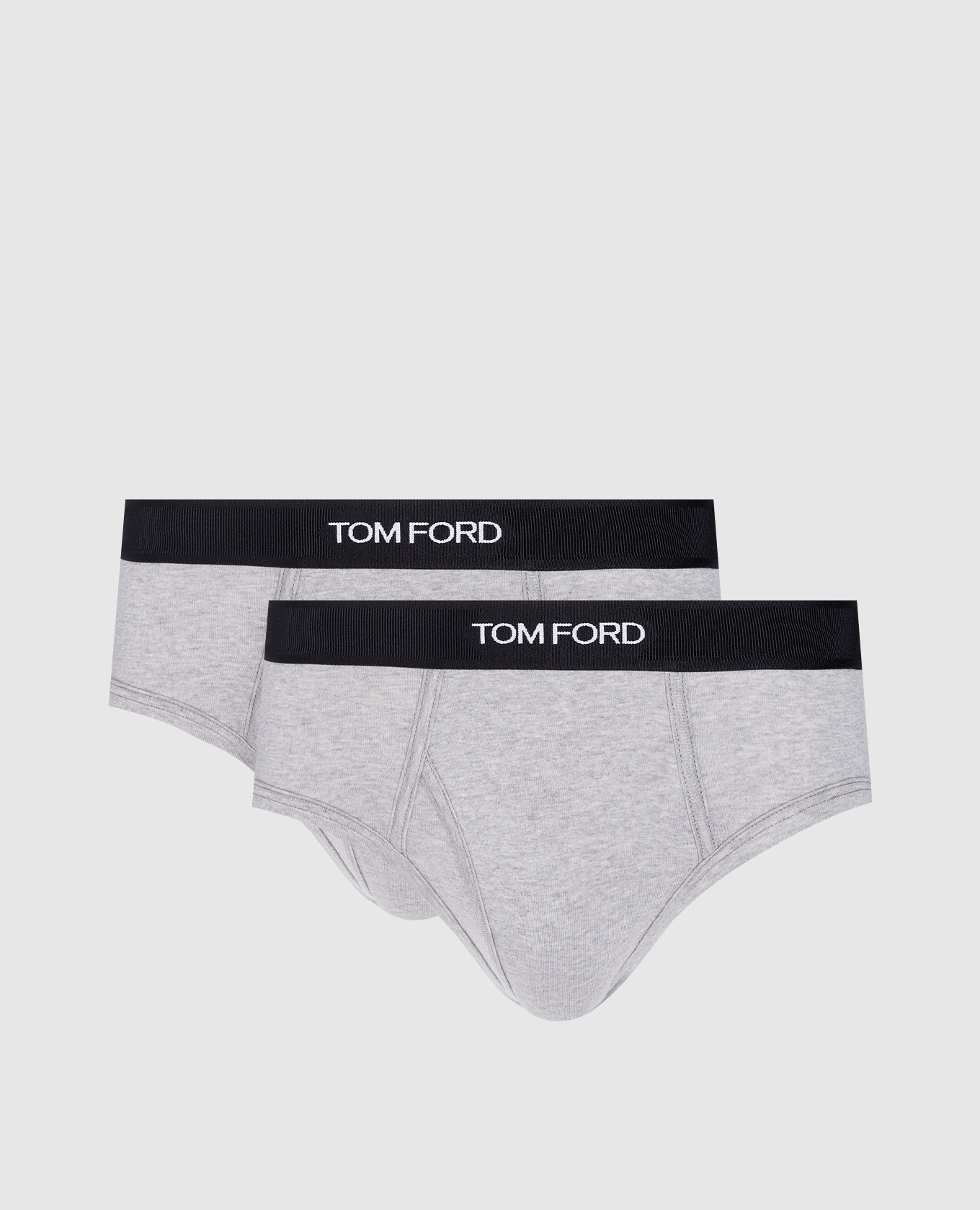 

Set of gray briefs with logo Tom Ford, Grey