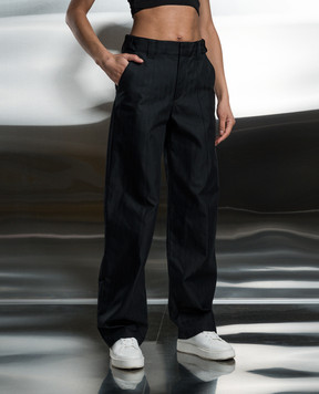 Alexander Wang Black striped pants 1WC1244086