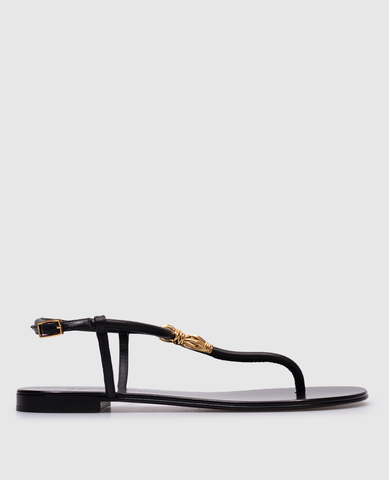 

Black leather sandals Ganass Giuseppe Zanotti