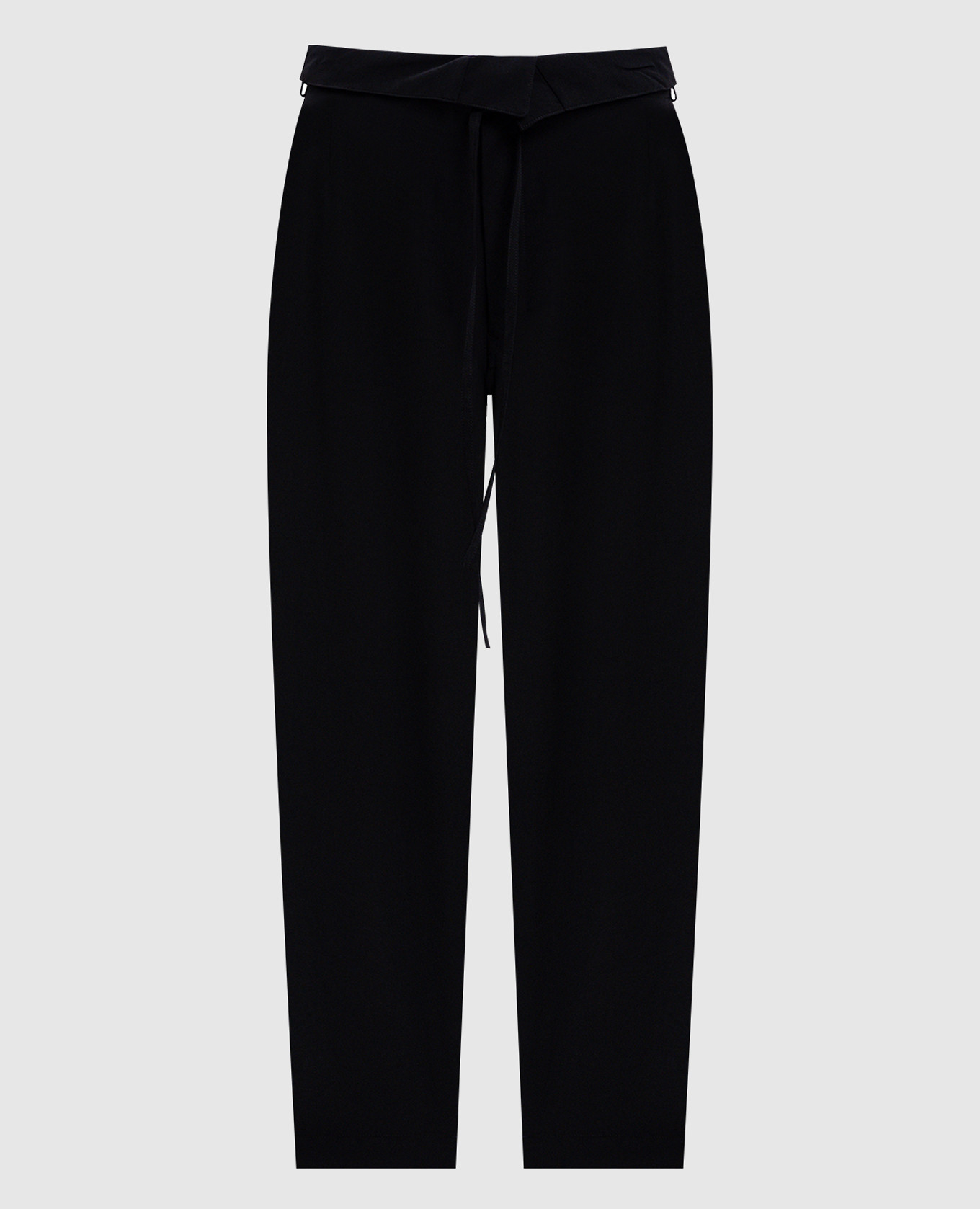 

Black high-rise pants Y`S Yamamoto