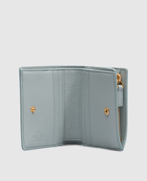 Valentino Green leather wallet with logo 6W2P0AJ5SNP