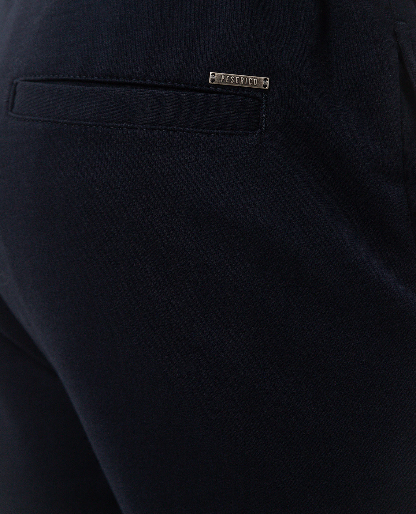 

Blue sweatpants with metallic logo Peserico, Синий
