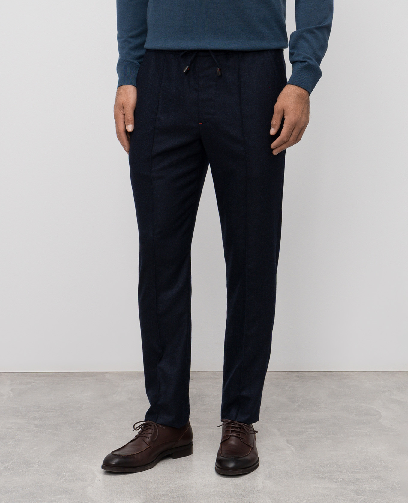 

Blue wool pants ISAIA