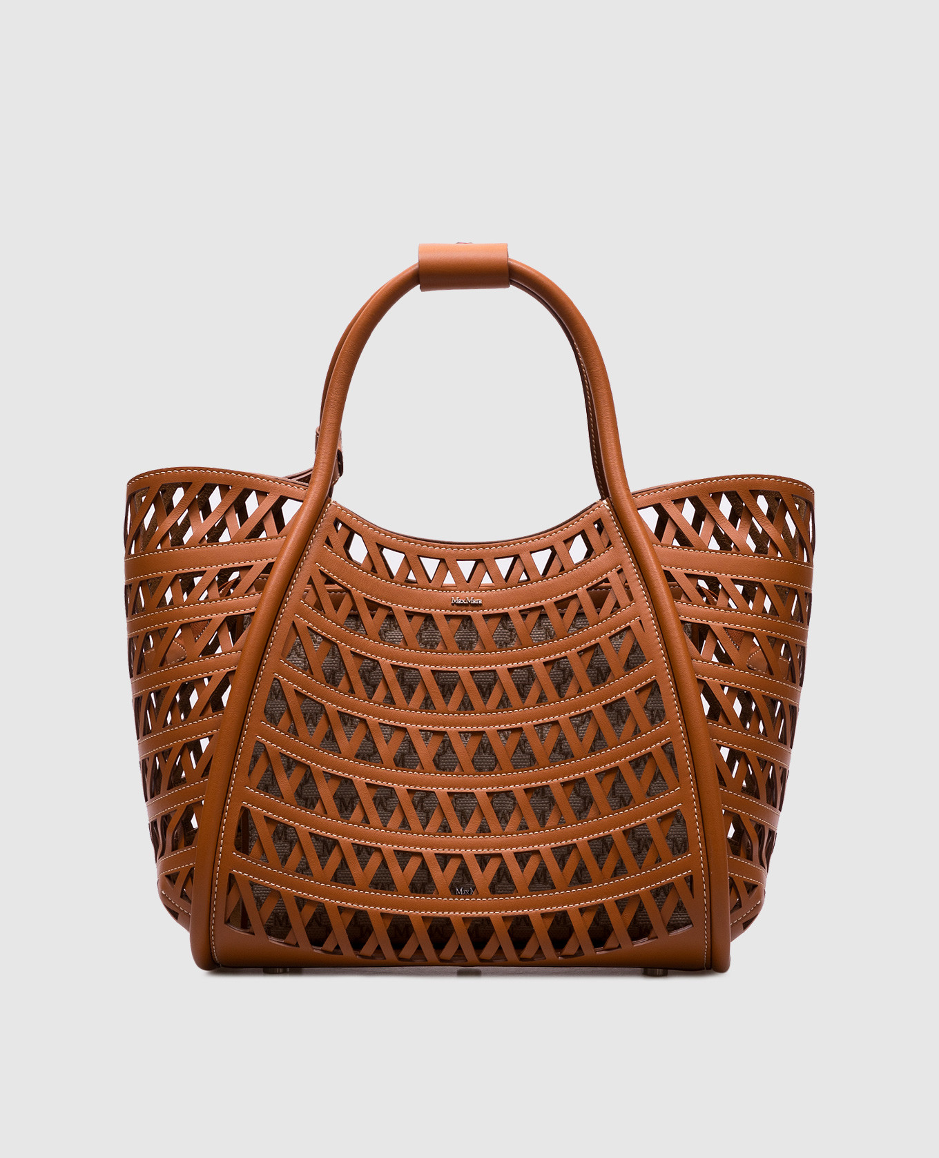

MARINESWEAVING brown leather tote bag Max Mara