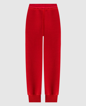Jil Sander Red wool joggers J02KA0343J20318