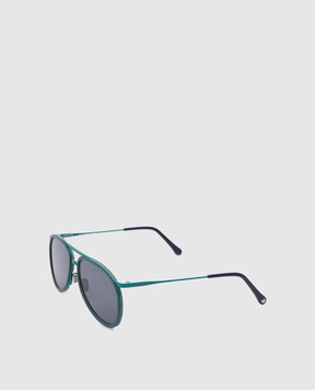 Vilebrequin Green aviator sunglasses WOOD V2NA6108