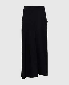 Y`S Yamamoto Black wool skirt YPS01100