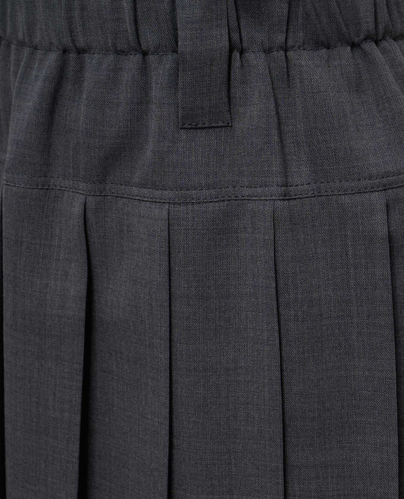 Gray pleated skirt with wool Brunello Cucinelli 5