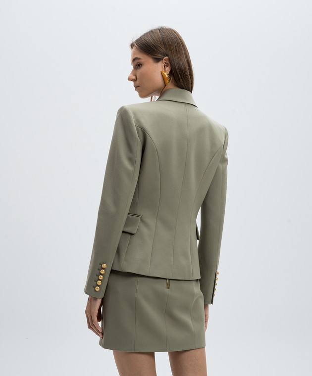 【関税&送料込】Balmain Giacca Doppiopetto In Lana Balmain Giacca doppiopetto in lana Nero Donna | BF1SG008WC090PA