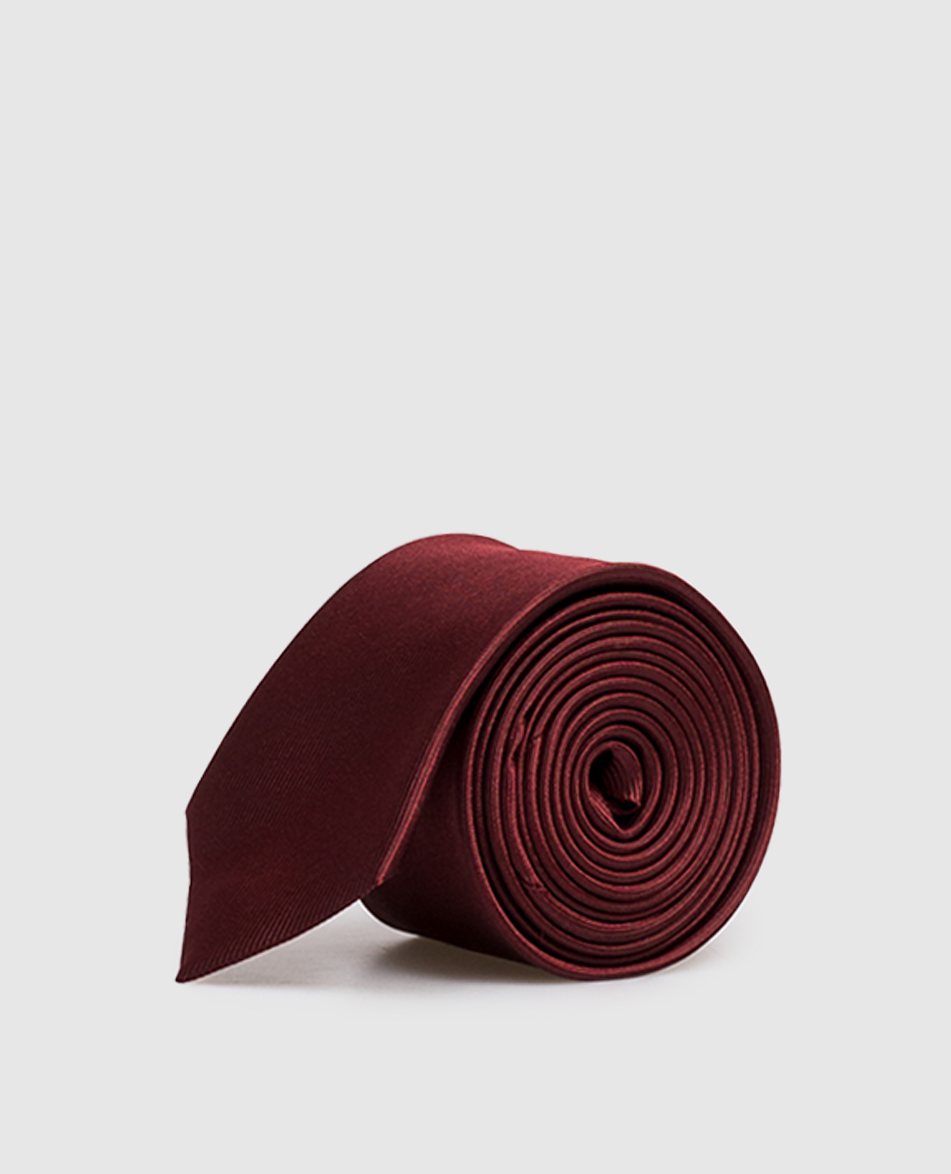 

Burgundy silk tie Juun.j