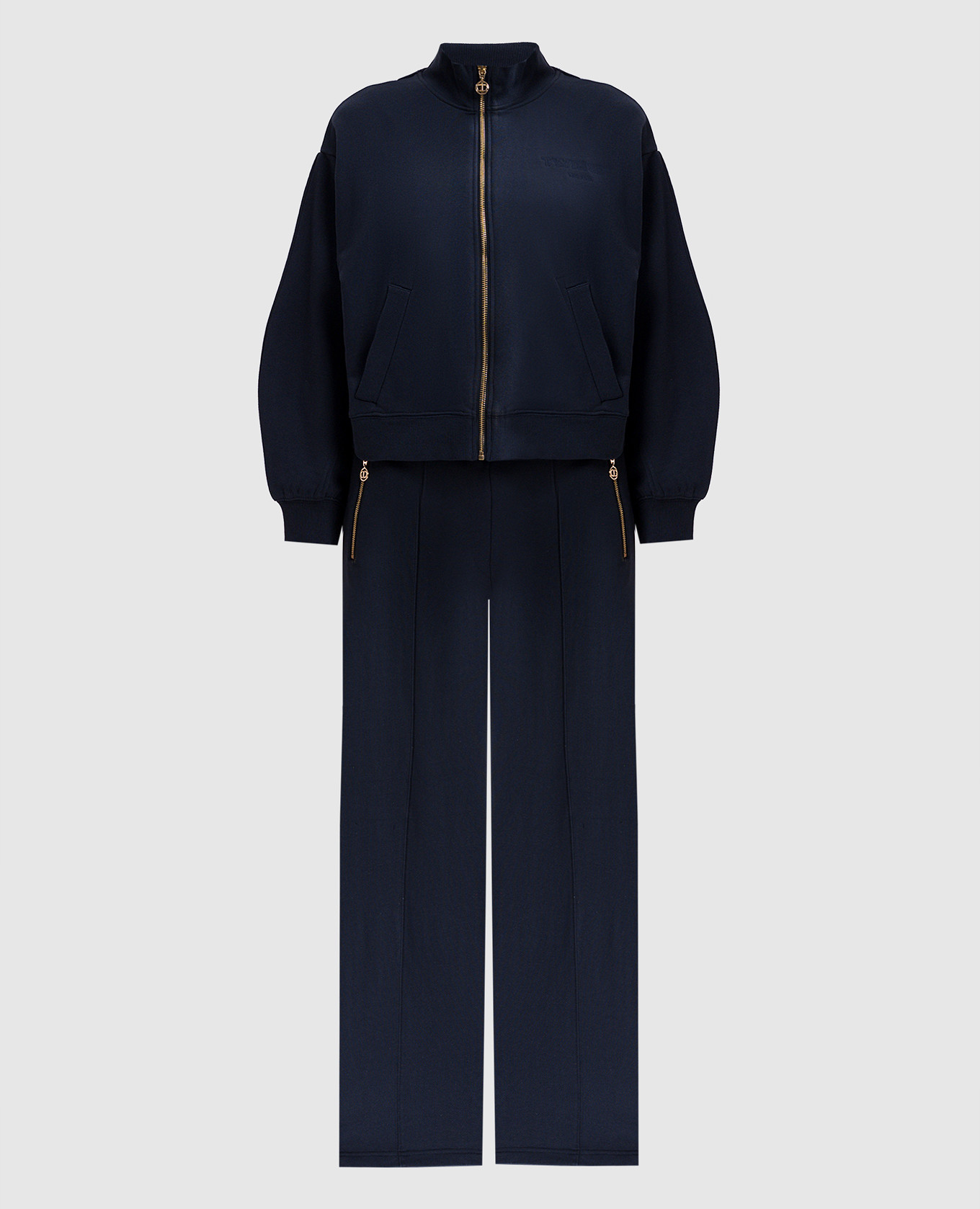 

Blue tracksuit with logo embroidery Twinset