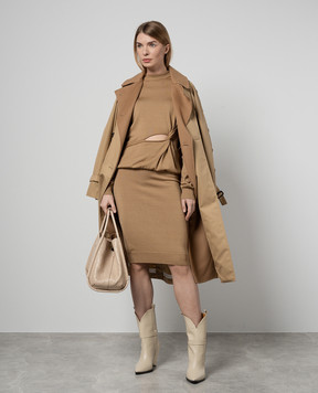 Max Mara Sportmax Beige Holiday longsleeve made of wool HOLIDAY