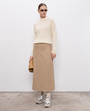 Peserico Beige alpaca wool sweater S99437F0309241
