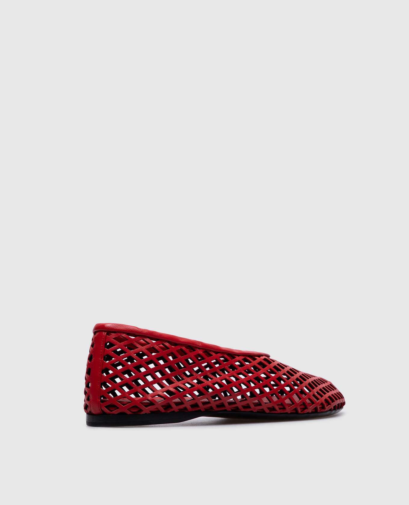 

Red leather Tee ballet flats with perforations PROENZA SCHOULER