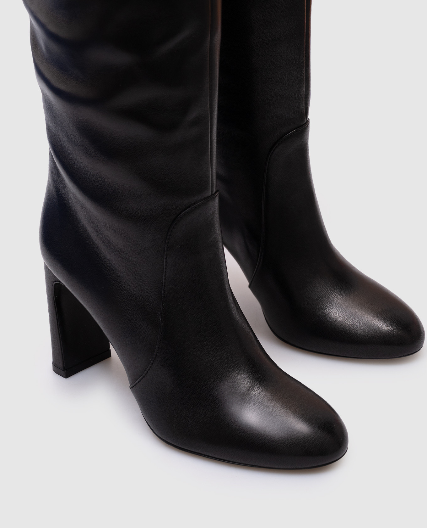 Black leather boots BABETTE Stuart Weitzman 5