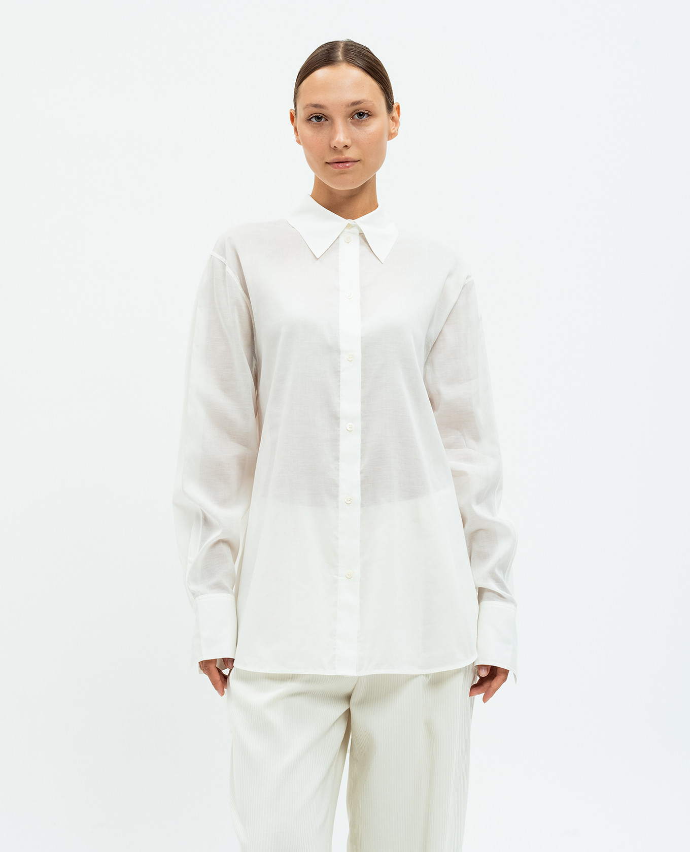 White asymmetric blouse Toteme 3
