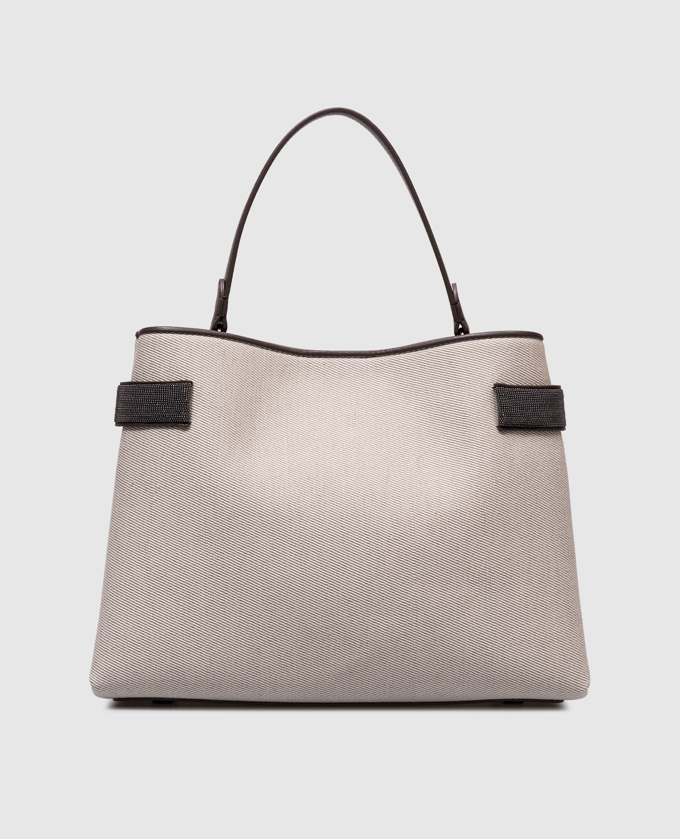 

Beige Essence bag with monil chain Brunello Cucinelli