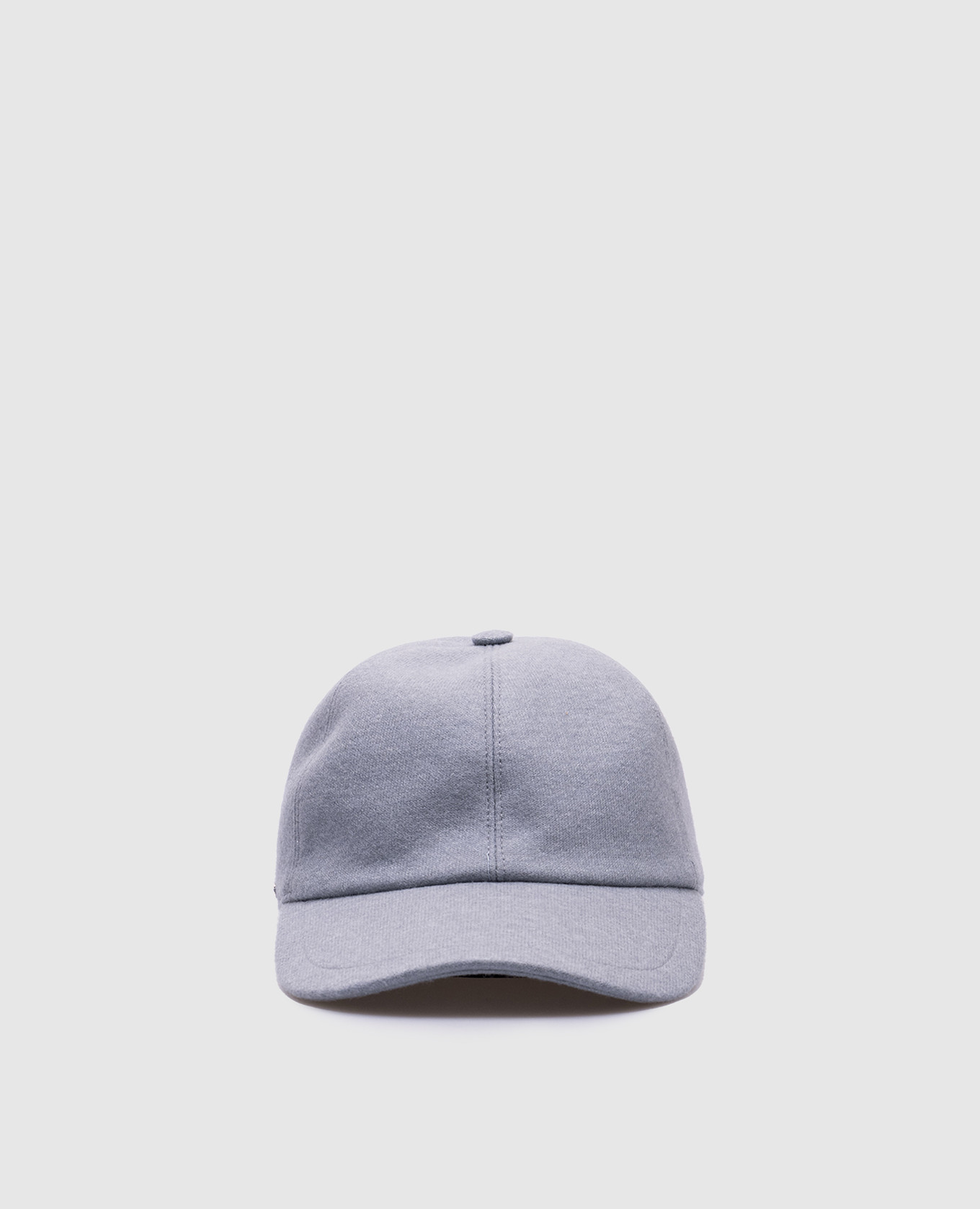 Blue cashmere cap enrico mandelli
