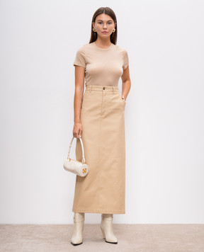 WARDROBE.NYC Beige midi skirt W2109R16