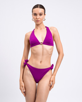 Balmain Pink swimsuit with emblem BKB952210