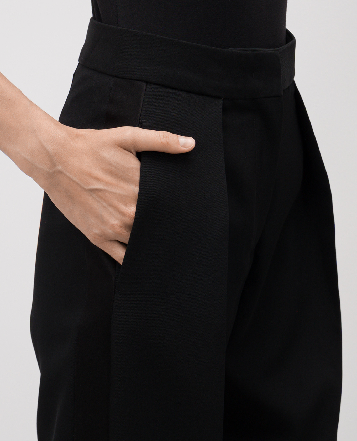 Black wool pants Jil Sander 5