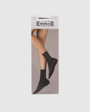 Wolford Purple socks 66 den 40934