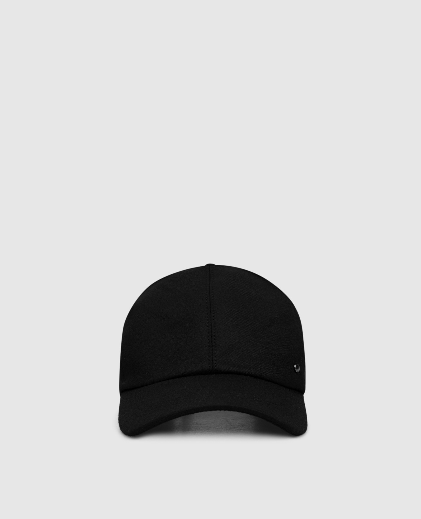 

Black wool cap Canali
