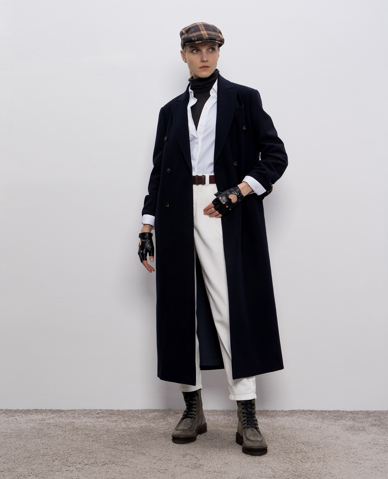 

Gray cashmere and silk turtleneck Brunello Cucinelli, Grey