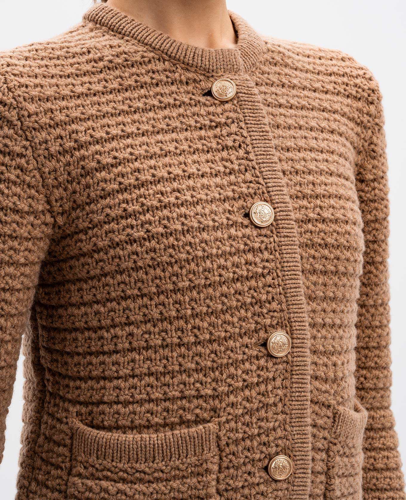 

Brown cashmere cardigan Babe Pay Pls