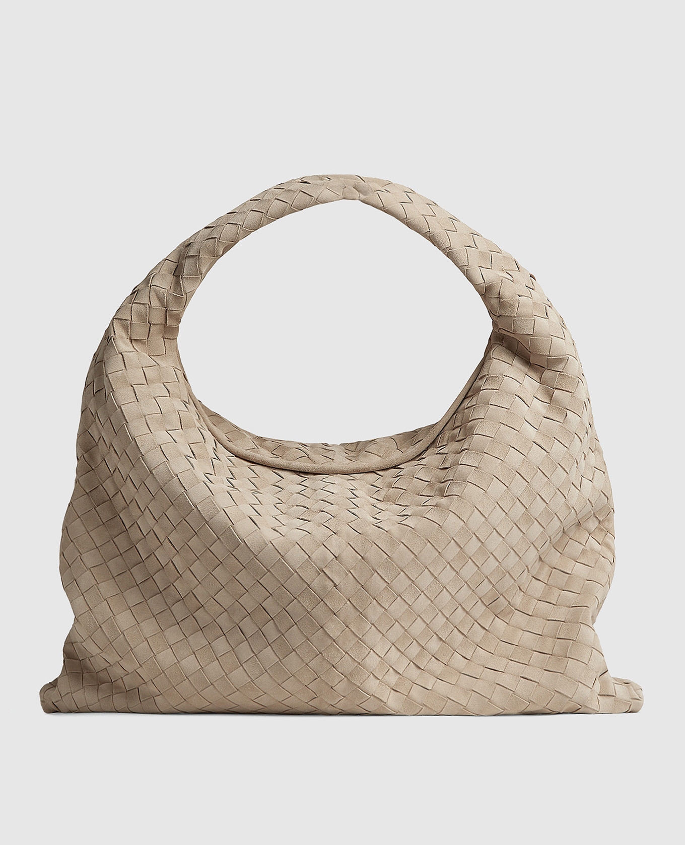 

Beige suede bag Hop Bottega Veneta