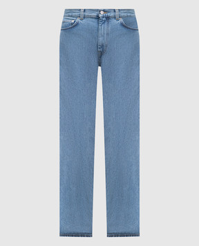 Lou Lou Studio Blue WULAR jeans with logo patch WULAR
