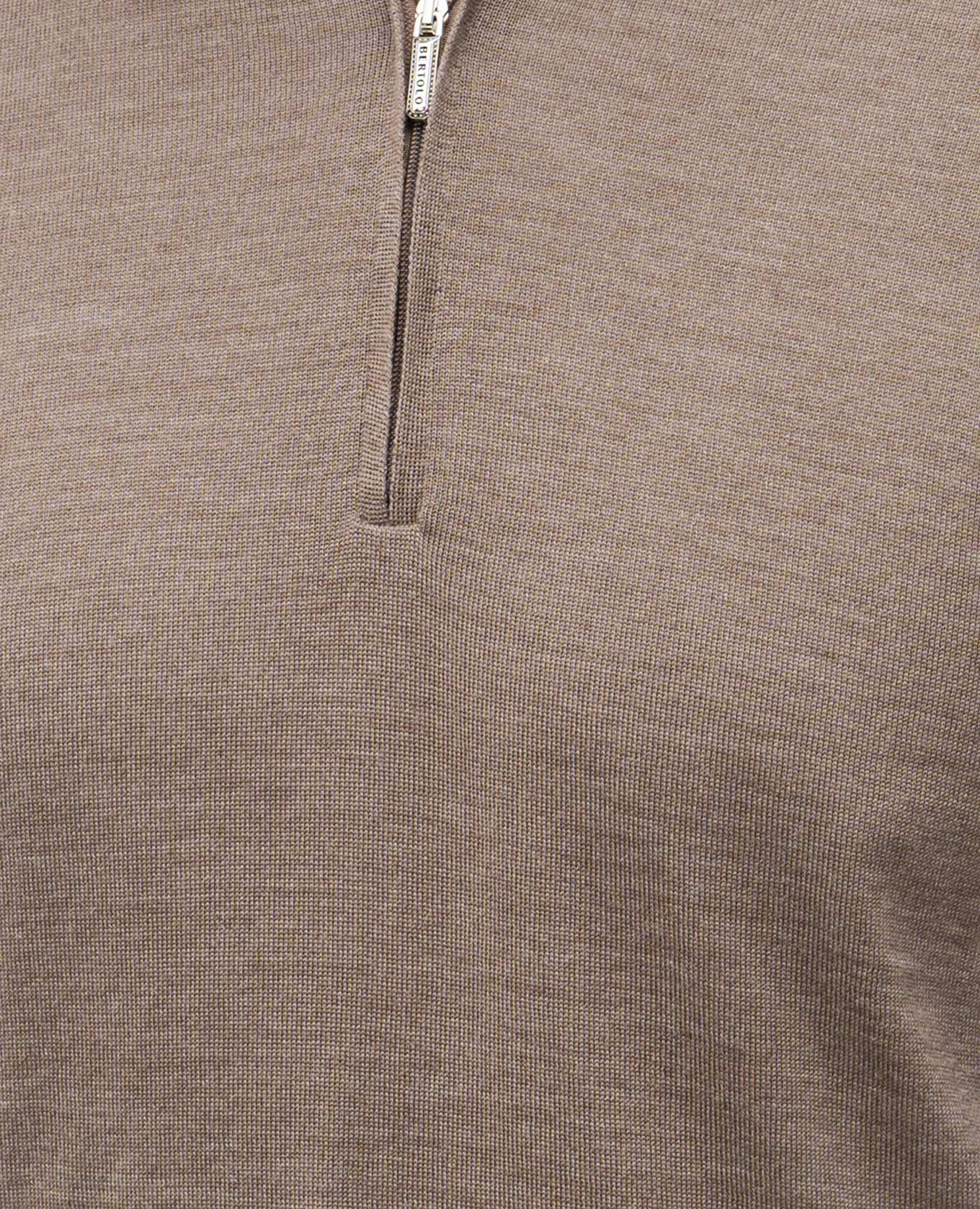 

Brown wool and silk jumper Bertolo Cashmere