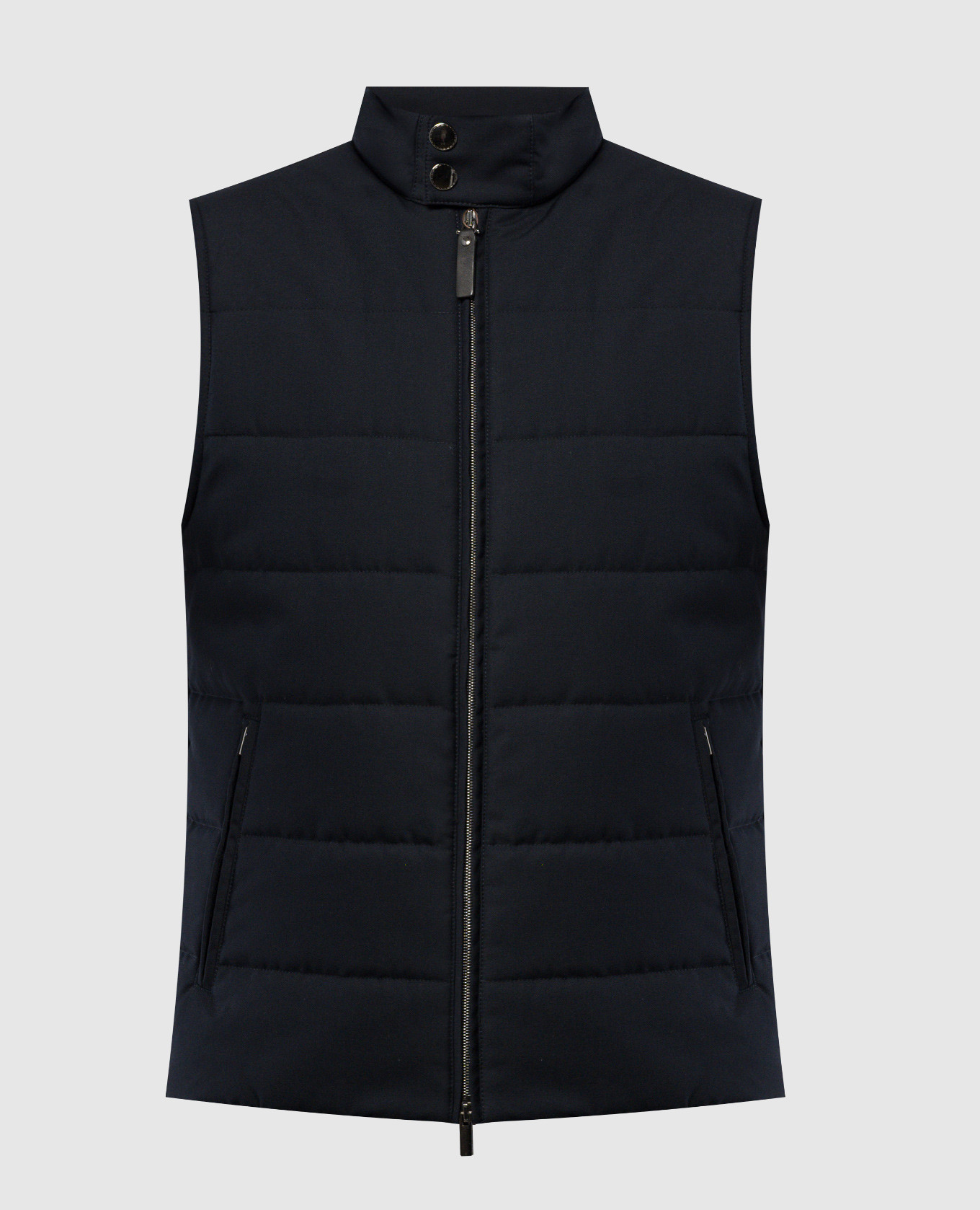 

Blue quilted vest Canali