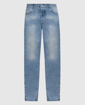 Brunello Cucinelli Blue jeans with a worn effect M241PD3210