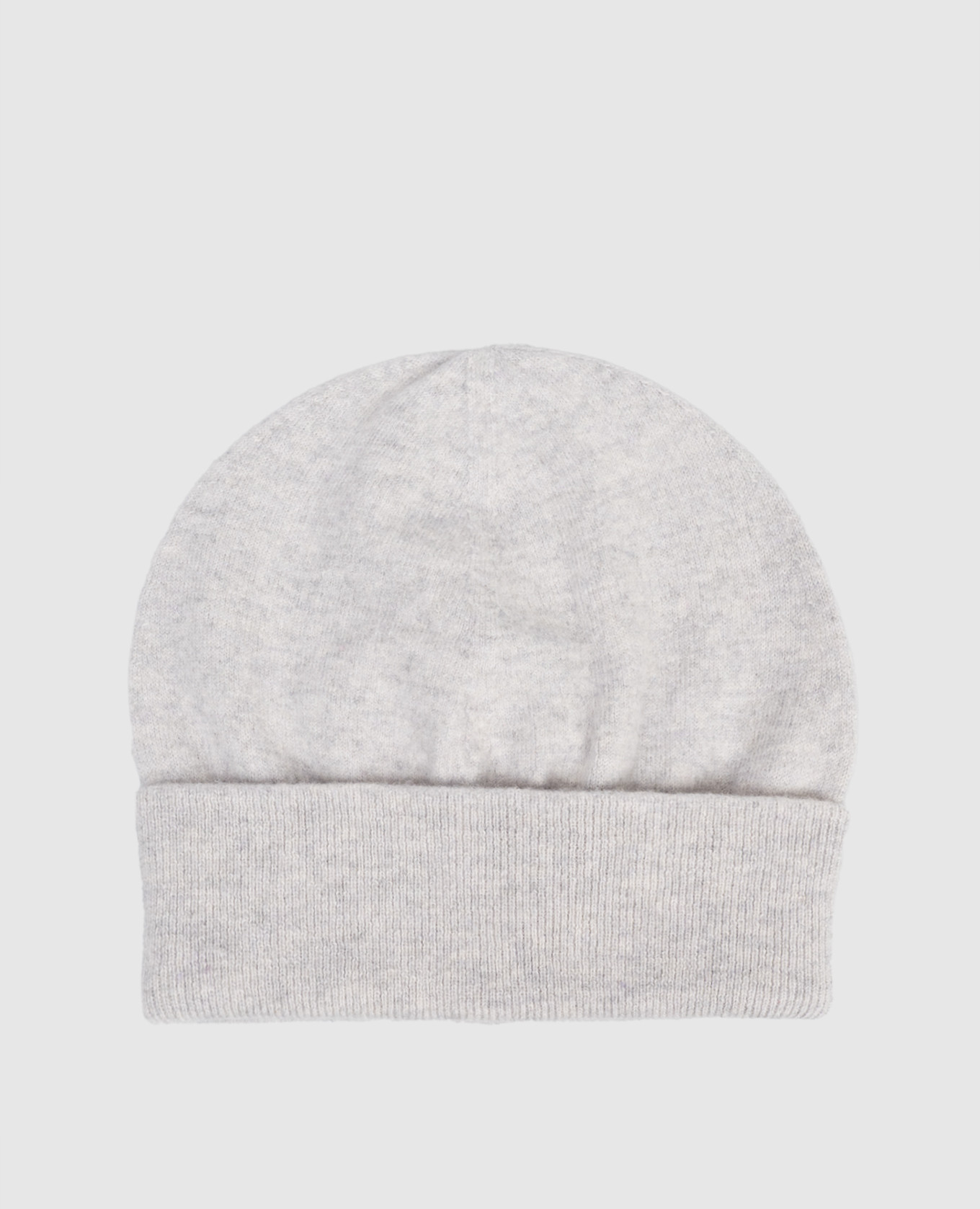 Gray wool and cashmere hat Peserico