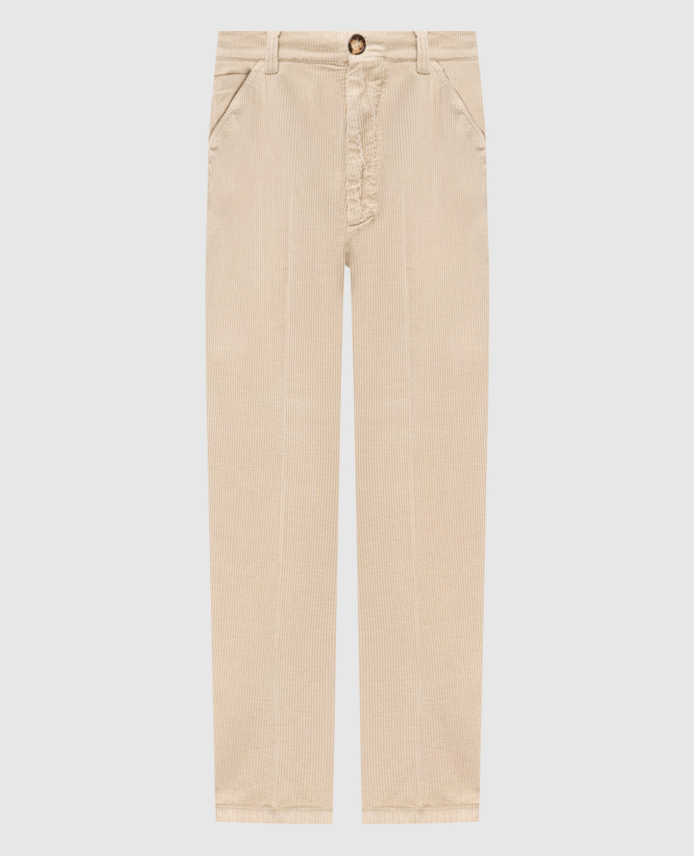 

Beige corduroy pants Brunello Cucinelli