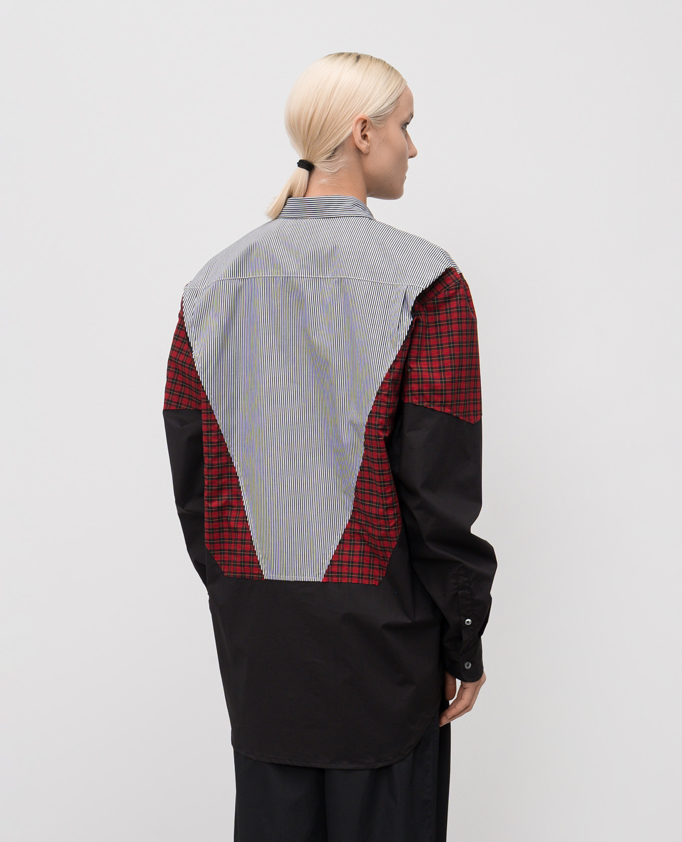 Black shirt with Color Block effect Vetements 4