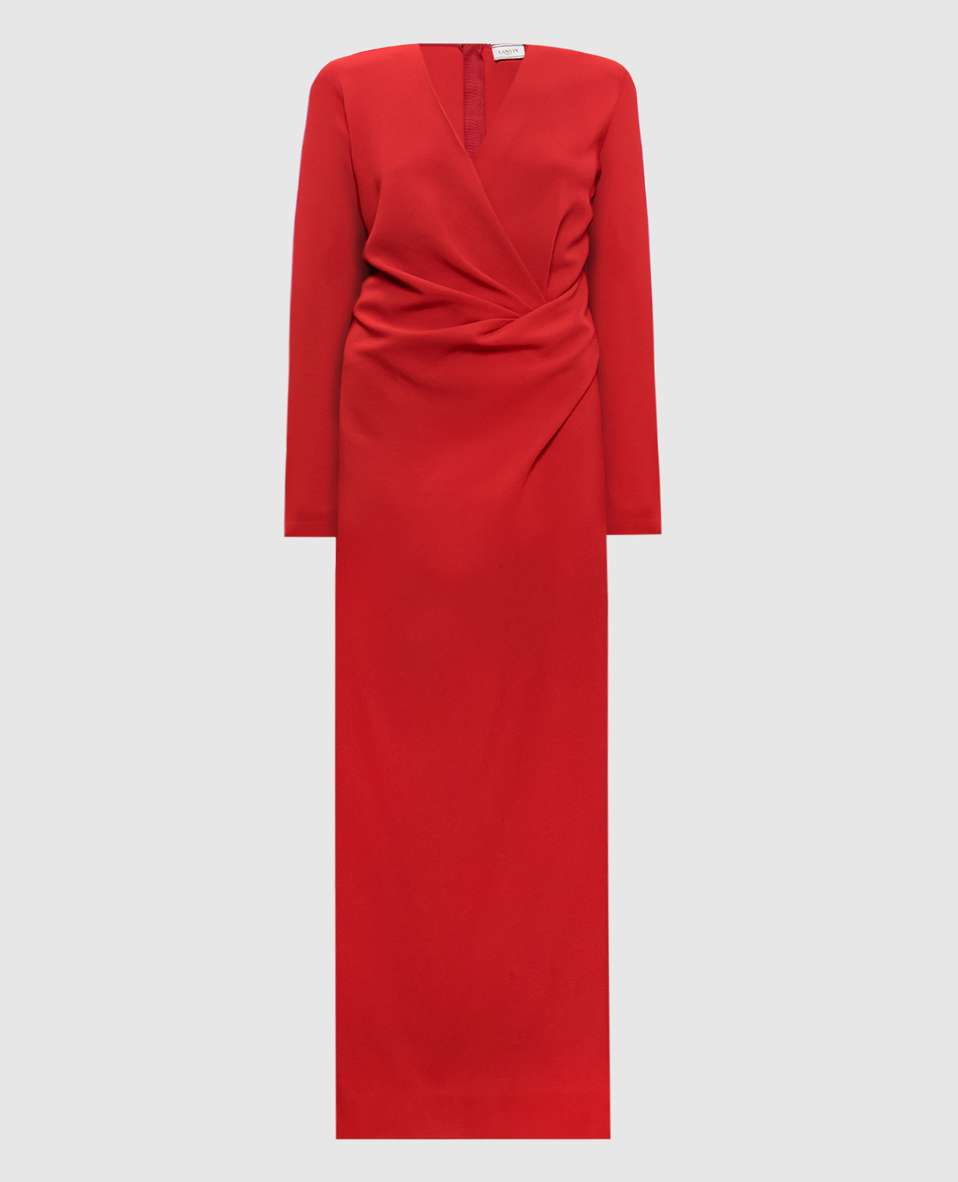 

Red dress with a slit Lanvin, Красный