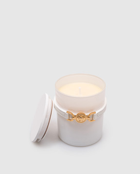 Versace White Medusa '95 scented candle in a glass candle holder 10179251A11960