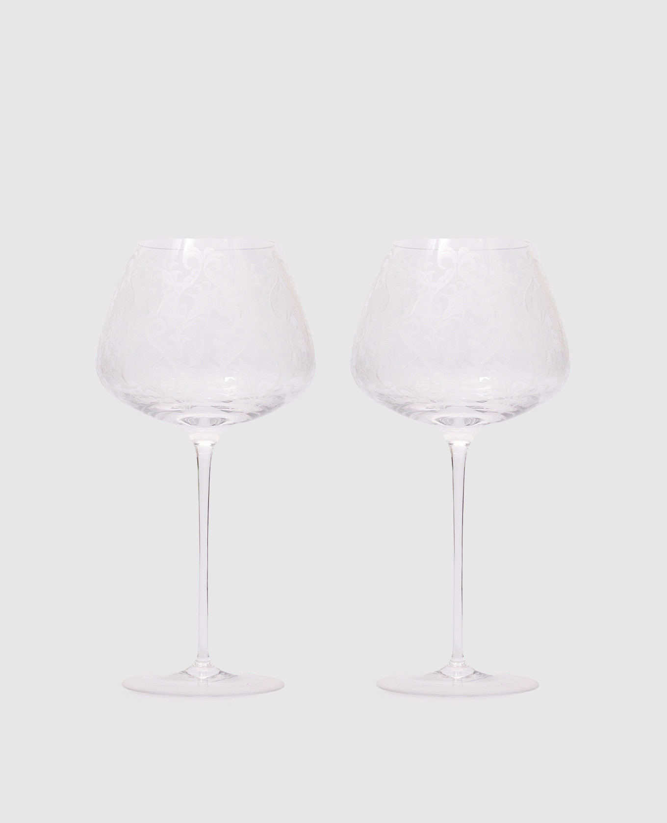 

Set of crystal glasses for rose wine Stefano Ricci, Transparent